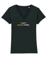 I can't people today.  Tricou mânecă scurtă guler V Damă Evoker