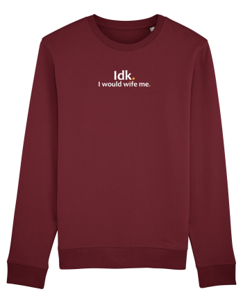 Idk. I would wife me.  Burgundy