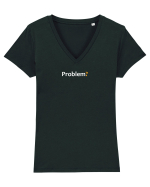 Problem? Tricou mânecă scurtă guler V Damă Evoker
