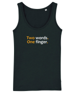Two words. One finger.  Maiou Damă Dreamer