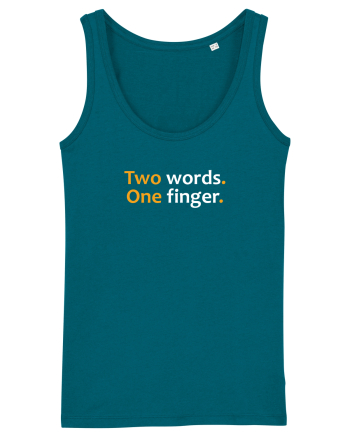 Two words. One finger.  Ocean Depth