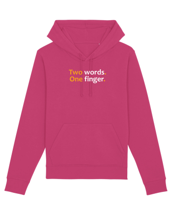 Two words. One finger.  Raspberry