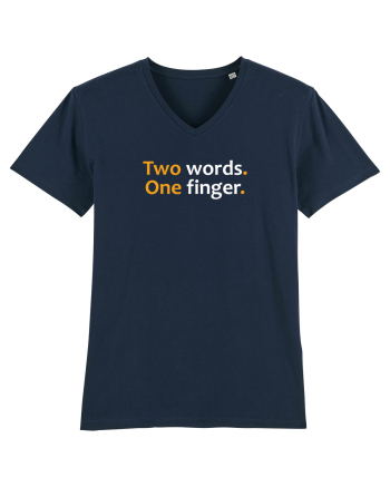 Two words. One finger.  French Navy