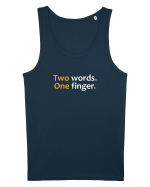 Two words. One finger.  Maiou Bărbat Runs