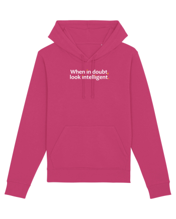 When in doubt, look intelligent.  Raspberry