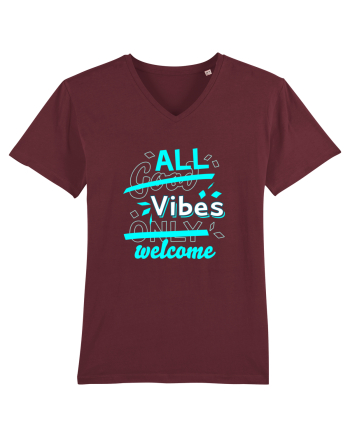All Vibes Welcome Burgundy