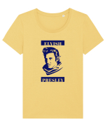Elvish Presley Tricou mânecă scurtă guler larg fitted Damă Expresser