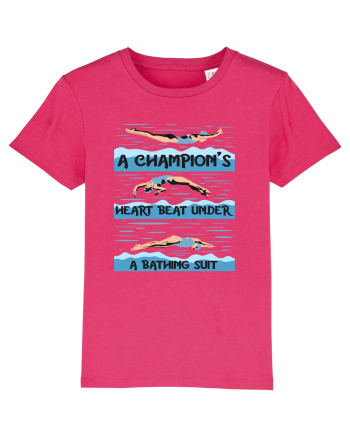 pentru pasionații de înot - A Champions Heart Beats Under a Bathing Suit Raspberry