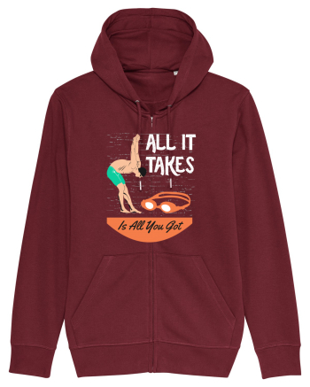 pentru pasionații de înot - All it Takes is All You Got Burgundy