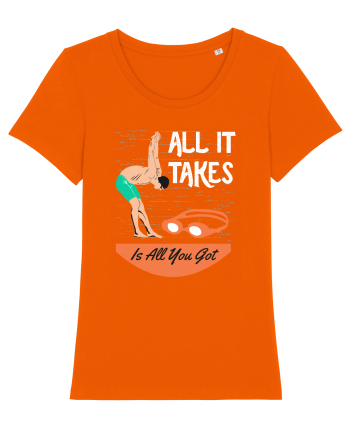 pentru pasionații de înot - All it Takes is All You Got Bright Orange