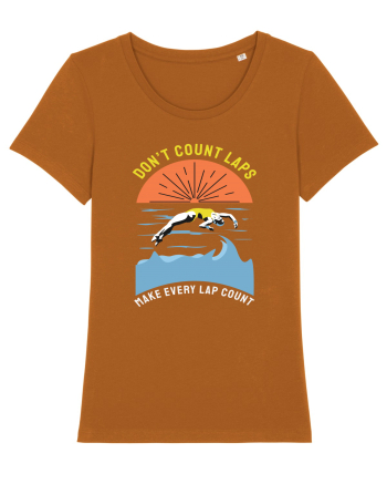 pentru pasionații de înot - Do Not Count Laps. Make Every Lap Count Roasted Orange