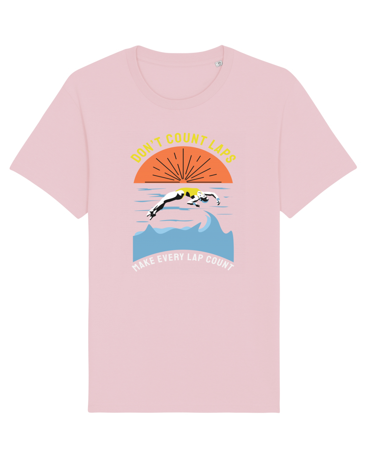 Tricou mânecă scurtă Unisex Rocker Cotton Pink