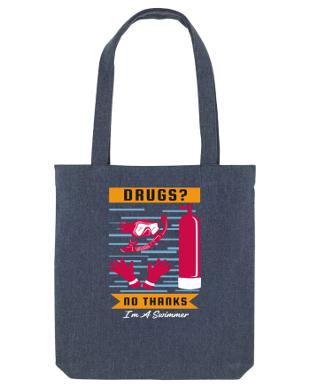 pentru pasionații de înot - Drugs No Thanks, I am a Swimmer Midnight Blue