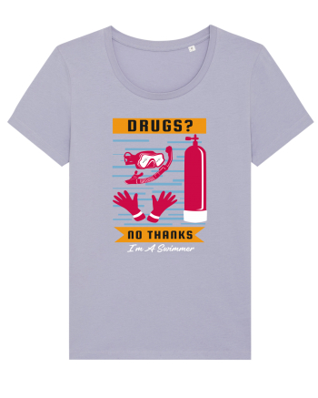 pentru pasionații de înot - Drugs No Thanks, I am a Swimmer Lavender