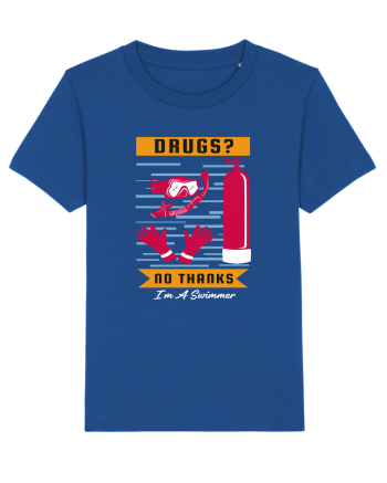pentru pasionații de înot - Drugs No Thanks, I am a Swimmer Majorelle Blue
