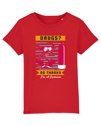 pentru pasionații de înot - Drugs No Thanks, I am a Swimmer Red