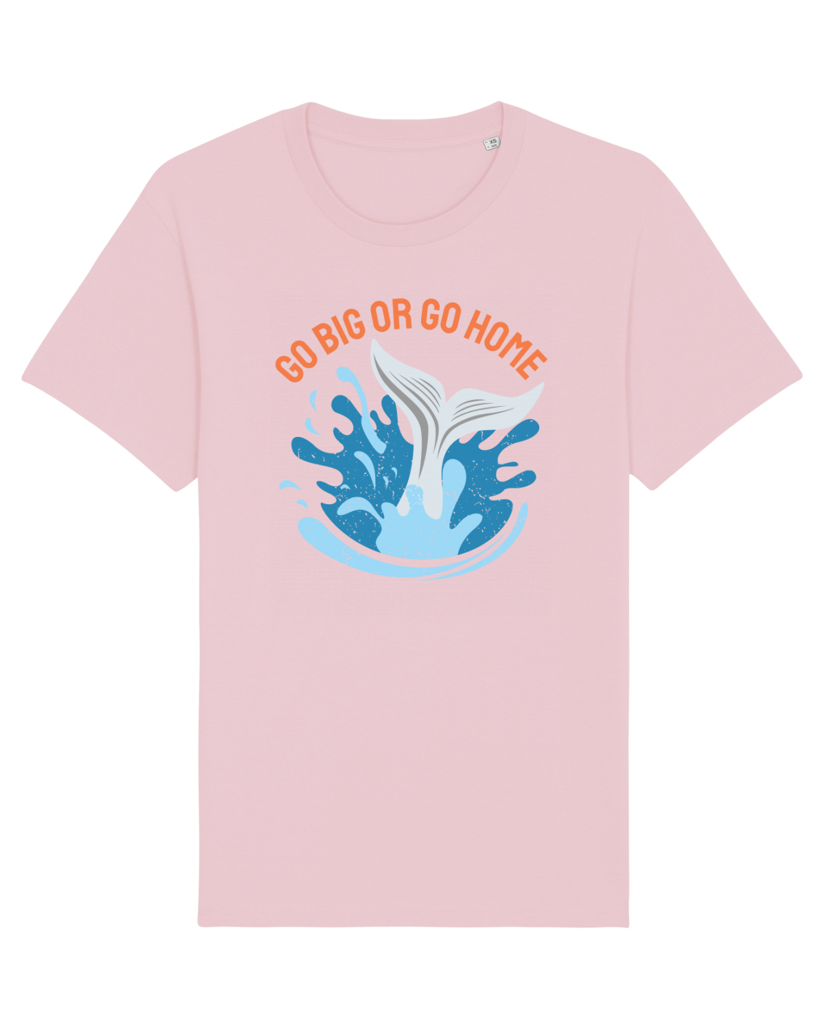 Tricou mânecă scurtă Unisex Rocker Cotton Pink
