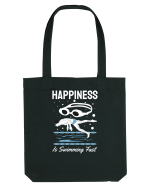 pentru pasionații de înot - Happiness is Swimming Fast Sacoșă textilă