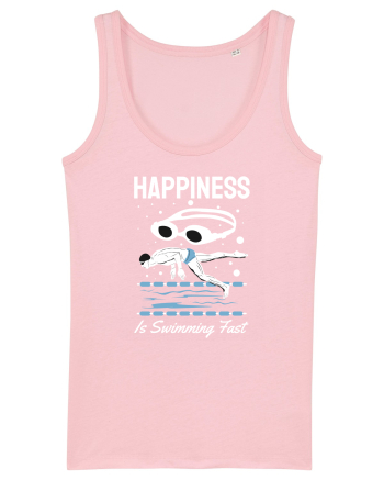 pentru pasionații de înot - Happiness is Swimming Fast Cotton Pink