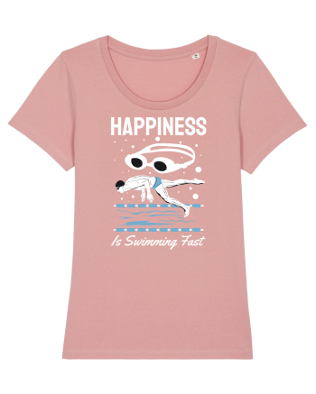 pentru pasionații de înot - Happiness is Swimming Fast Canyon Pink