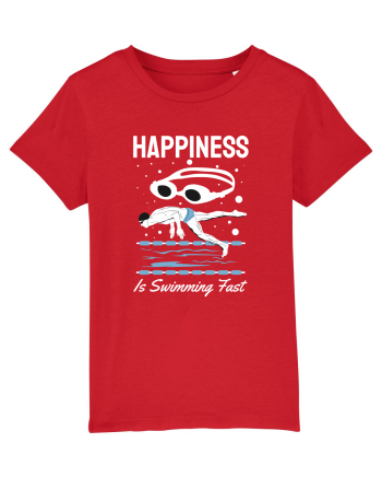 pentru pasionații de înot - Happiness is Swimming Fast Red