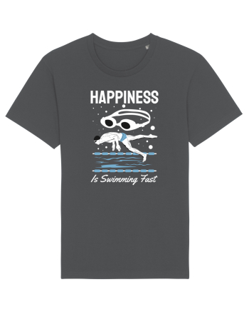 pentru pasionații de înot - Happiness is Swimming Fast Anthracite