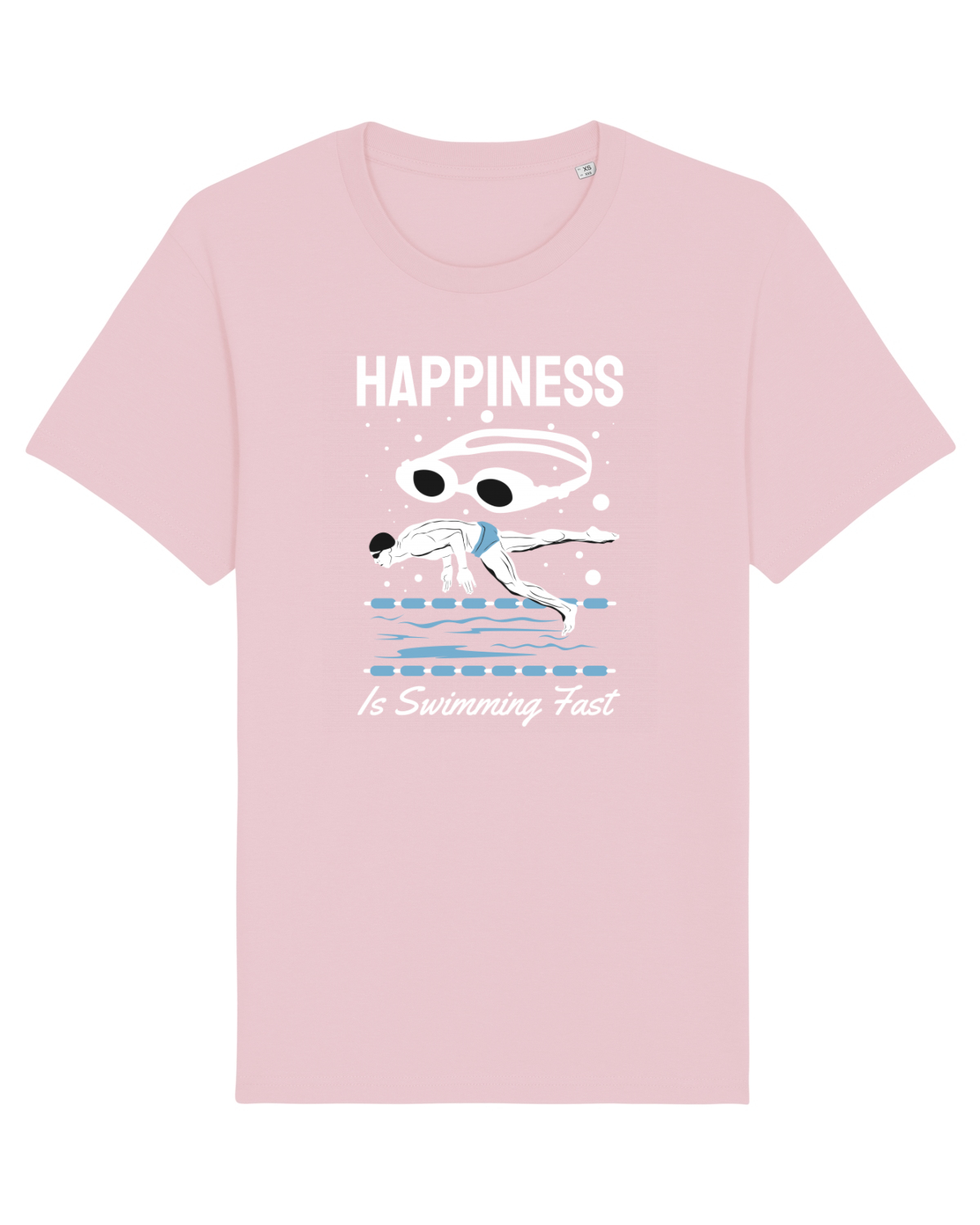 Tricou mânecă scurtă Unisex Rocker Cotton Pink