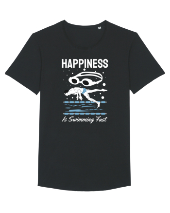 pentru pasionații de înot - Happiness is Swimming Fast Black
