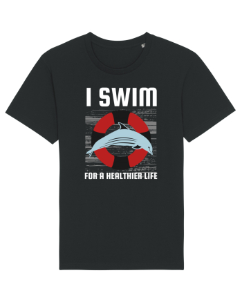 pentru pasionații de înot - I Swim for a Healthier Life Black