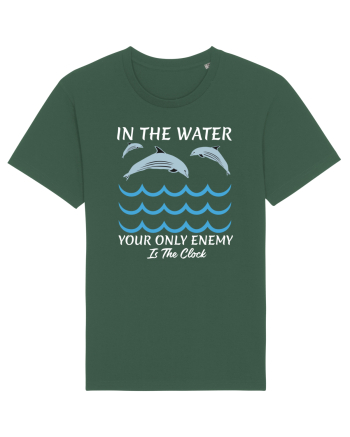 pentru pasionații de înot - In the Water, Your Only Enemy is the Clock Bottle Green
