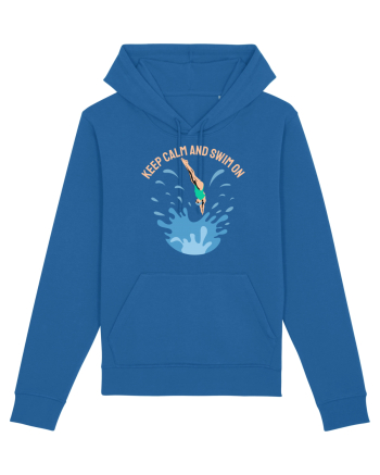 pentru pasionații de înot - Keep Calm and Swim On Royal Blue
