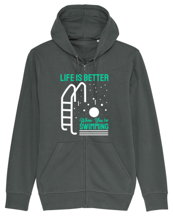 pentru pasionații de înot - Life is Better When You are Swimming Anthracite