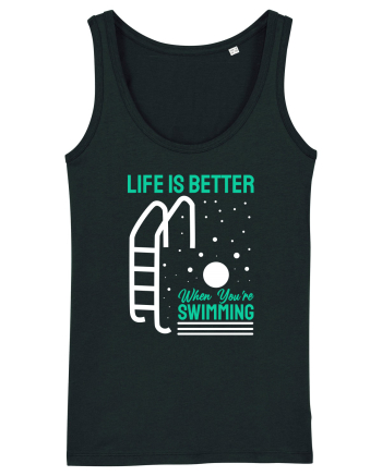 pentru pasionații de înot - Life is Better When You are Swimming Black