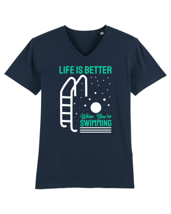 pentru pasionații de înot - Life is Better When You are Swimming French Navy