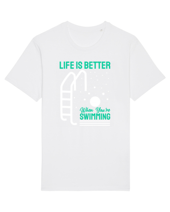 pentru pasionații de înot - Life is Better When You are Swimming White