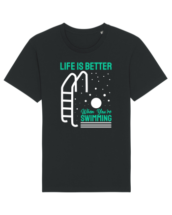pentru pasionații de înot - Life is Better When You are Swimming Black