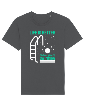 pentru pasionații de înot - Life is Better When You are Swimming Anthracite