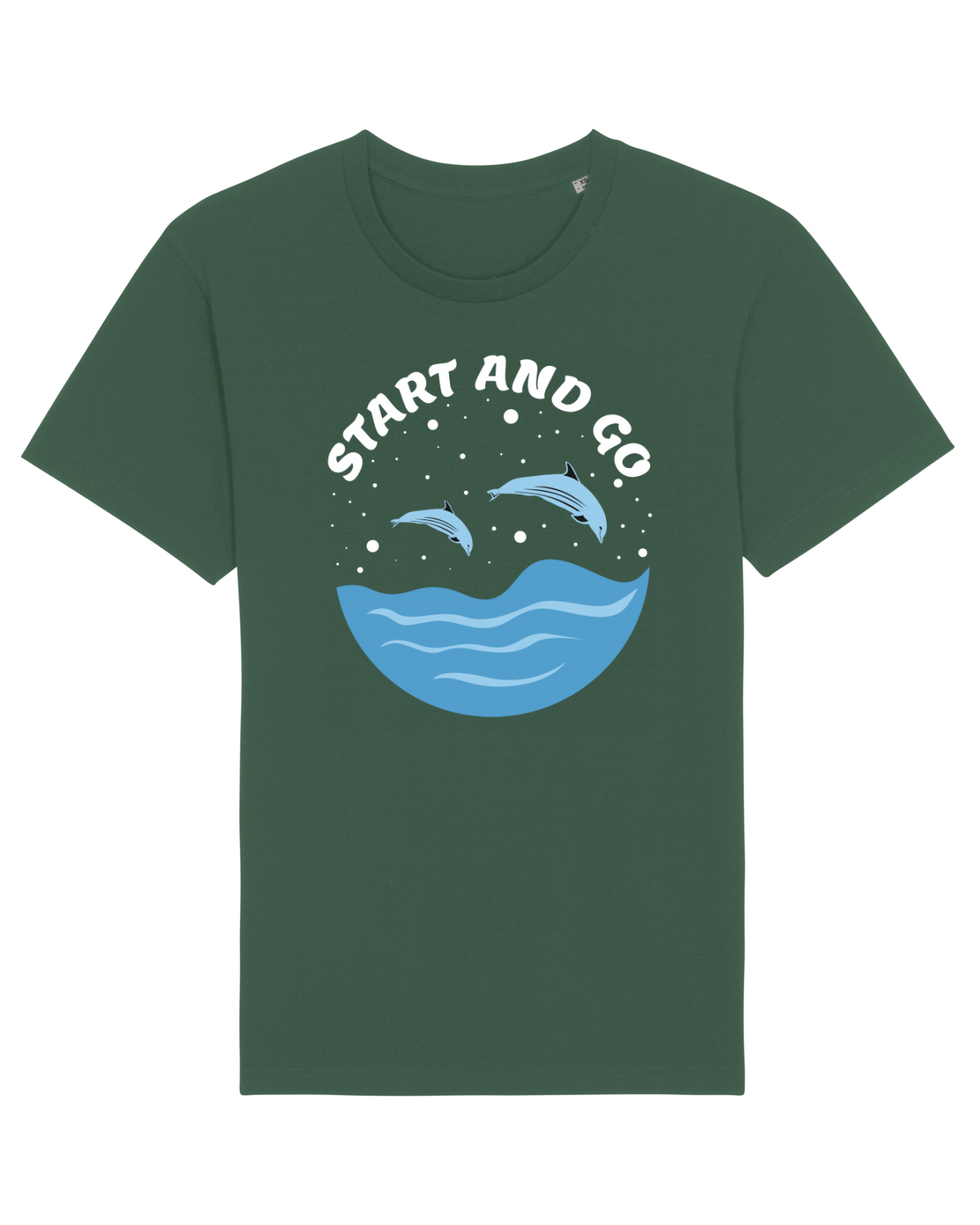 Tricou mânecă scurtă Unisex Rocker Bottle Green