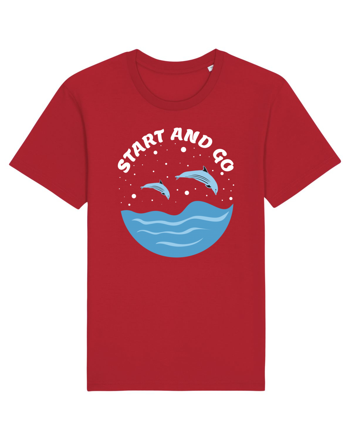 Tricou mânecă scurtă Unisex Rocker Red