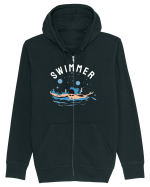 pentru pasionații de înot - Swimmer Hanorac cu fermoar Unisex Connector