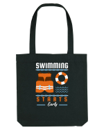 pentru pasionații de înot - Swimming Starts Early Sacoșă textilă