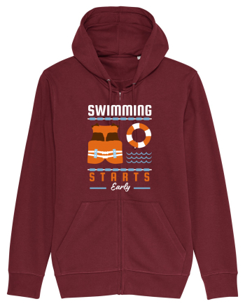 pentru pasionații de înot - Swimming Starts Early Burgundy