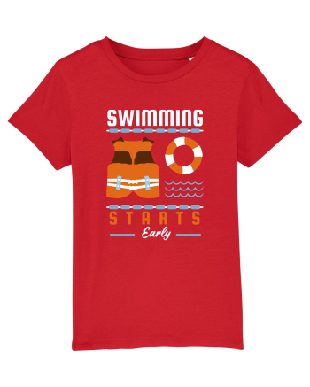 pentru pasionații de înot - Swimming Starts Early Red