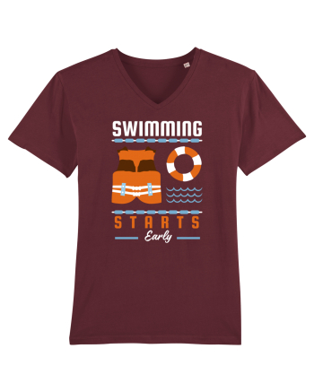 pentru pasionații de înot - Swimming Starts Early Burgundy