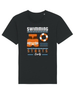 pentru pasionații de înot - Swimming Starts Early Tricou mânecă scurtă Unisex Rocker