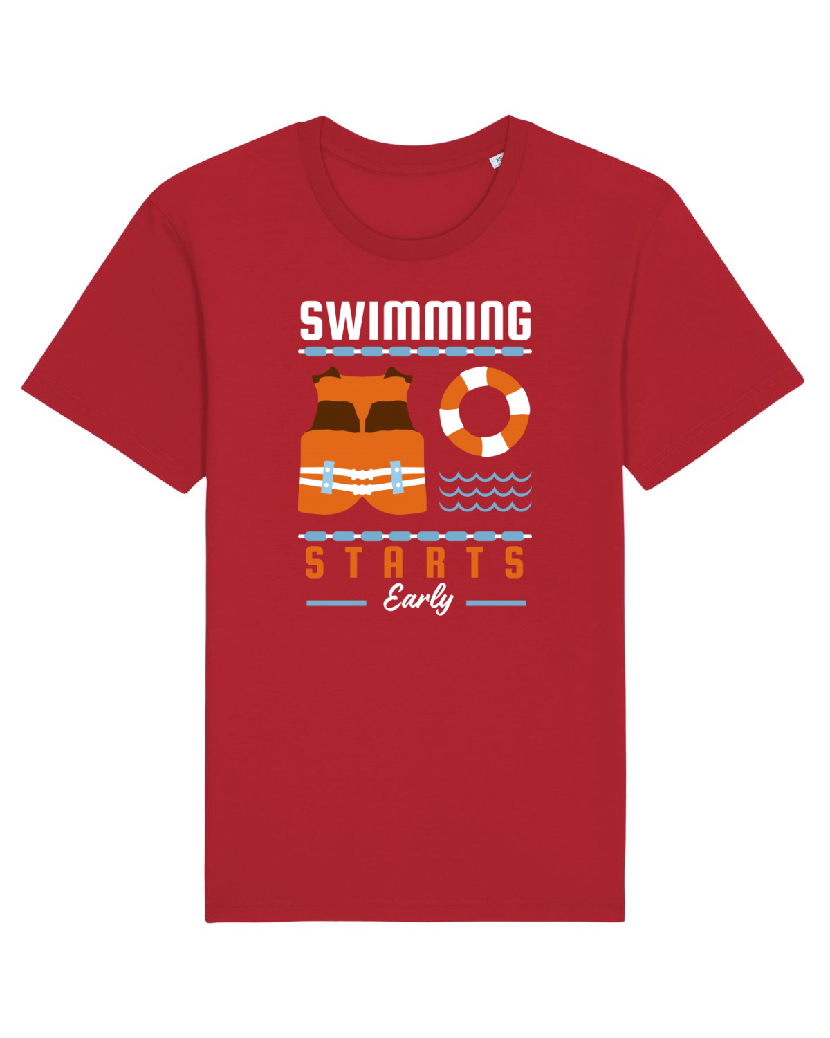 Tricou mânecă scurtă Unisex Rocker Red