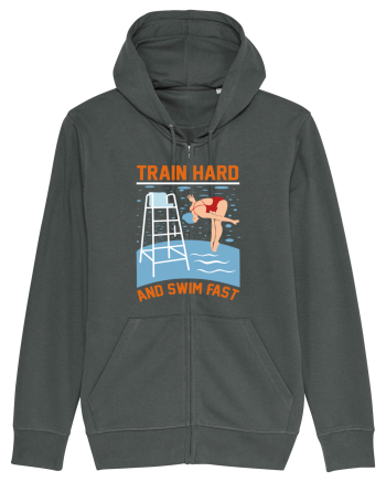 pentru pasionații de înot - Train Hard and Swim Fast Anthracite
