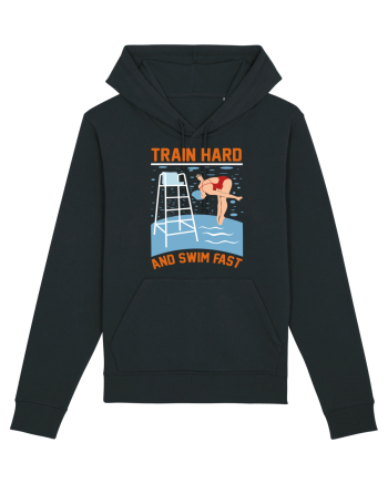 pentru pasionații de înot - Train Hard and Swim Fast Black