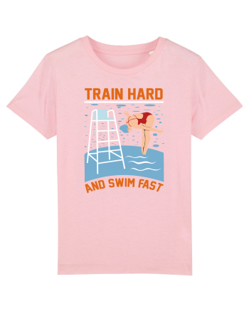pentru pasionații de înot - Train Hard and Swim Fast Cotton Pink