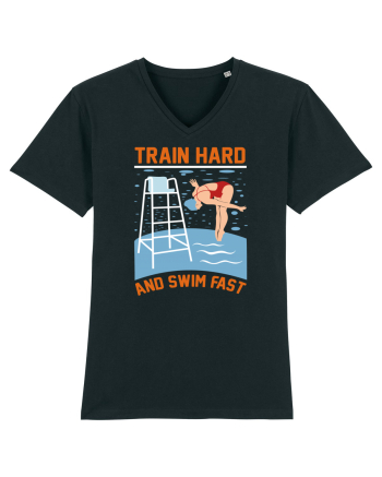 pentru pasionații de înot - Train Hard and Swim Fast Black